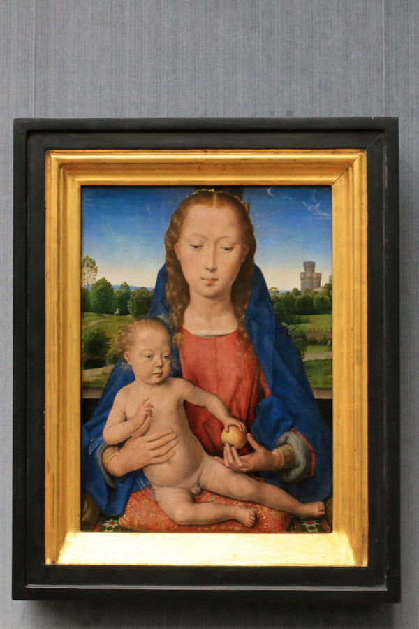 Maria z Dzieciątkiem, Hans Memling - Gemäldegalerie