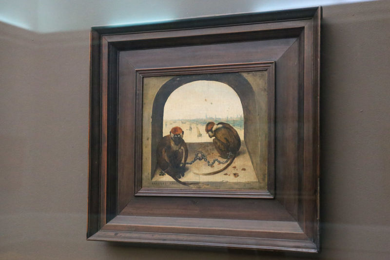 'Dwie małpy', Pieter Breugel - Gemäldegalerie (Galeria Malarstwa), Berlin