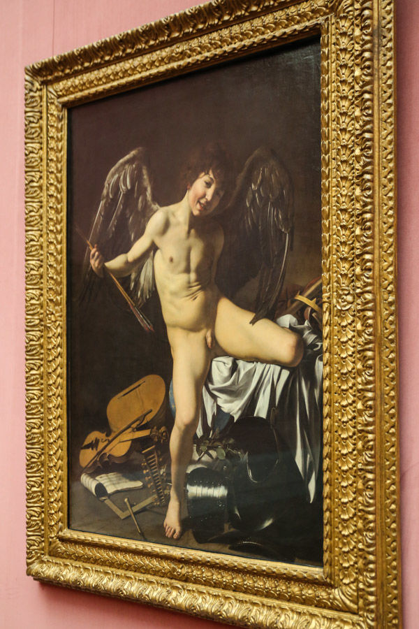 Amor Zwycięski, Caravaggio - Gemäldegalerie w Berlinie