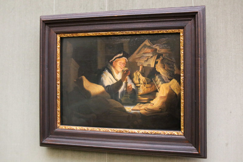 Przypowieść o bogaczu', Rembrandt - Gemäldegalerie (Galeria Malarstwa), Berlin