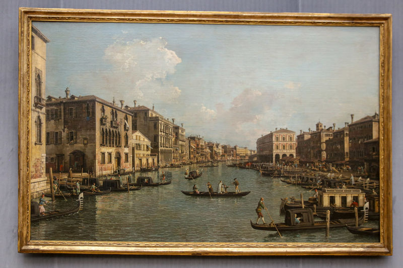 Canal Grande, Giovanni Antonio Canal (Canaletto) Gemäldegalerie, Berlin