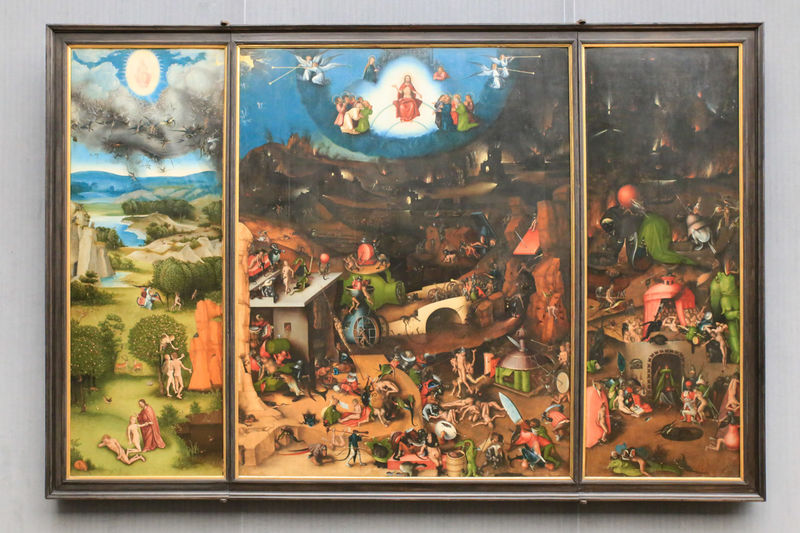 !Kopia  "Sądu Ostatecznego" Hieronima Boscha, autor: Lucas Cranach - Gemäldegalerie (Galeria Malarstwa), Berlin