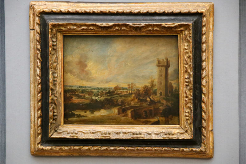 Krajobraz z wieżą, Rubens - Gemäldegalerie (Galeria Malarstwa), Berlin