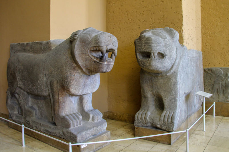 !Muzeum Pergamońskie (Wyspa Muzeów, Berlin) - Lwy z Sam'al
