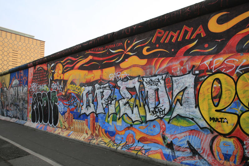 East Side Gallery w Berlinie