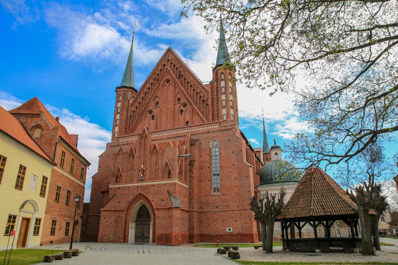 Wzgórze Katedralne we Fromborku - widok na Katedrę