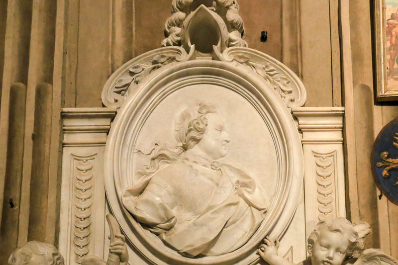 Nagrobki syna Jana III Sobieskiego Aleksandra Benedykta Sobieskiego - Kościół Kapucynów w Rzymie