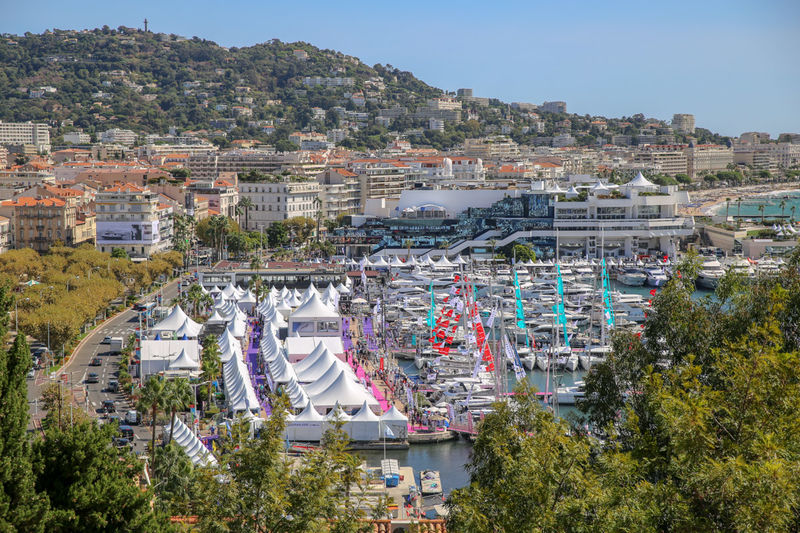 Cannes - widok ze wzgórza zamkowego