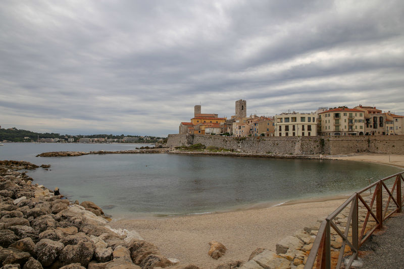 Antibes - widok z plaży