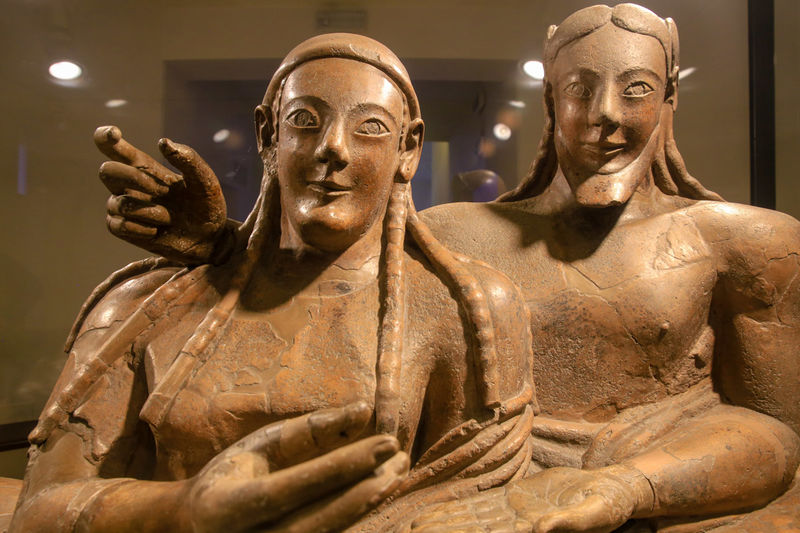 Sarkofag małżonków w Narodowym Muzeum Etruskim