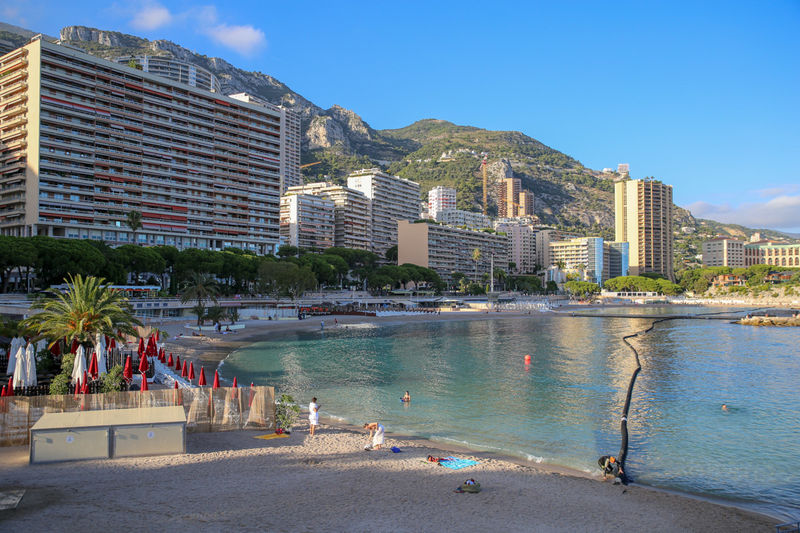 okolice plaży w Monako