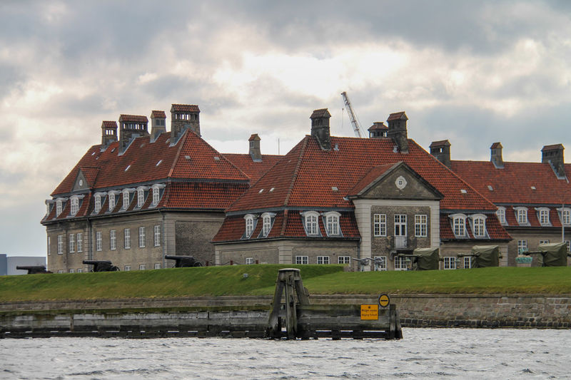 Widok na twierdzę Kastellet podczas rejsu w Kopenhadze