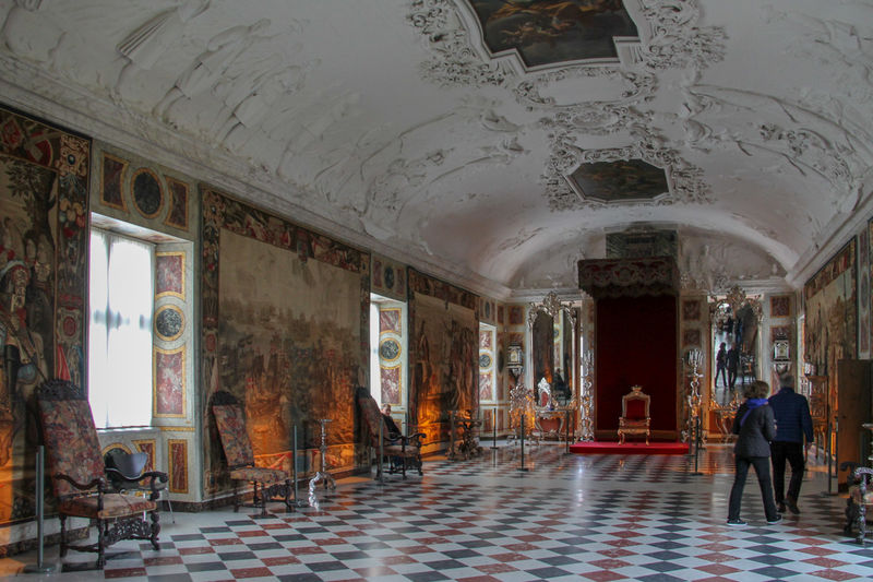 Co warto zobaczyć w Kopenhadze? Wnętrze zamku Rosenborg