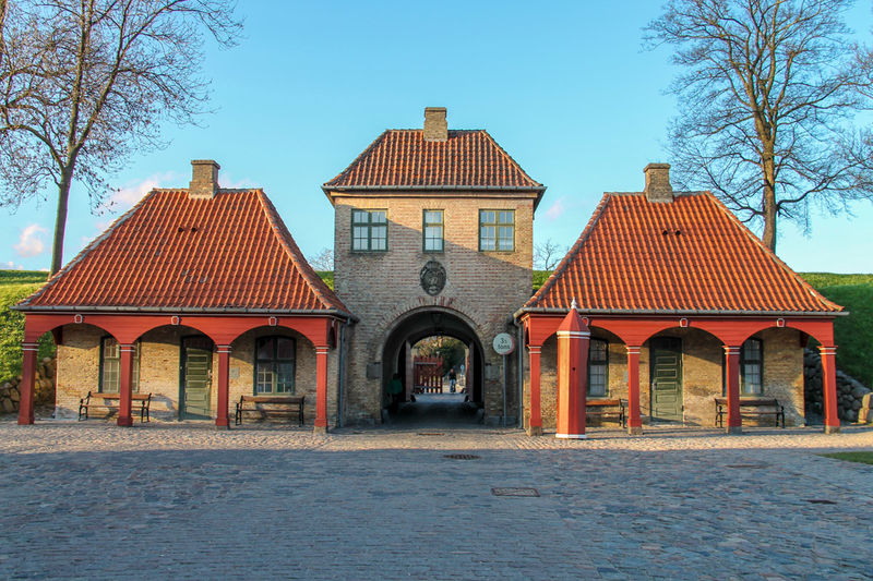 Brama do historycznej cytadeli Kastellet w Kopenhadze