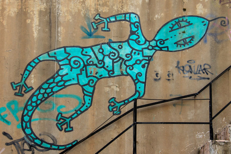 Street art w Atenach