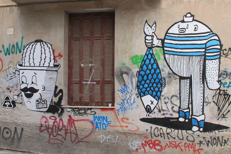 Street art w Atenach