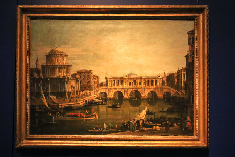 Obraz pędzla Canaletta - Pałac Pilotta w Parmie