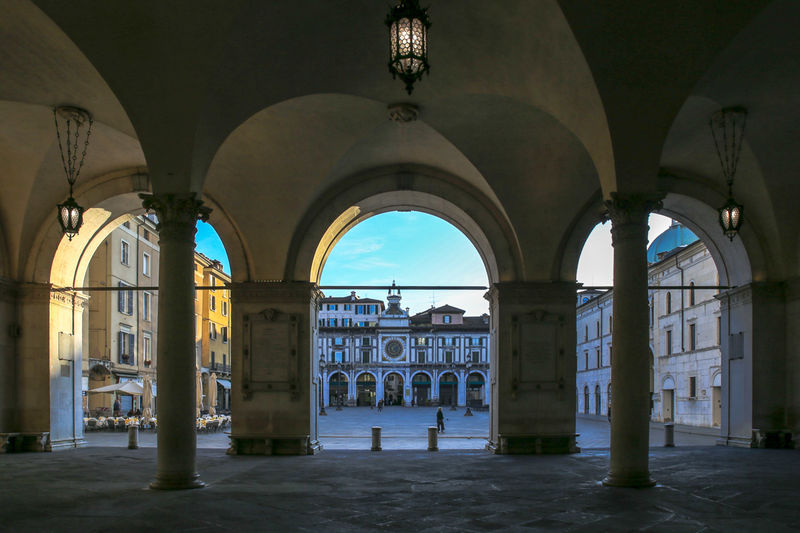 Brescia - widok na Piazza della Loggia