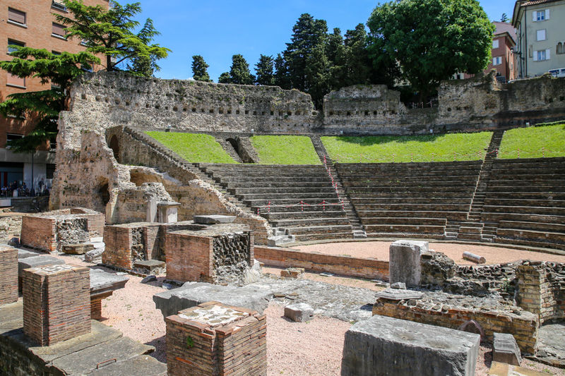Ruiny rzymskiego teatru - Triest