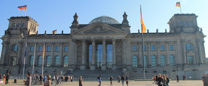 Reichstag - siedziba Parlamentu w Berlinie (Bundestag)